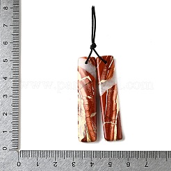 Подвески из натуральной красной радуги яшмы&nbsp;G-L617-I06-10x48mm