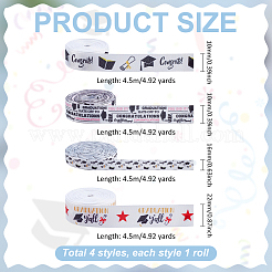 Полиэстеровая лента с золотым тиснением&nbsp;OCOR-PH0004-91B