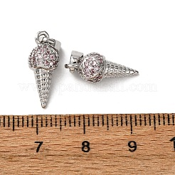 Латунные микро проложить кубического циркония подвески&nbsp;KK-F911-25P