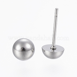 Фурнитура для сережек-гвоздиков из нержавеющей стали 201&nbsp;LS-STAS-G179-39P-C