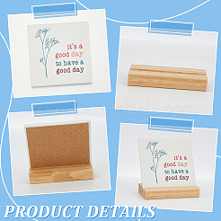 1 шт фарфоровая табличка «Это хороший день» вдохновляющий настольный арт-декор для домашнего офиса&nbsp;AJEW-AR0004-90