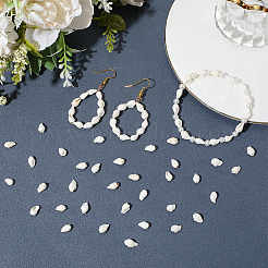 2 нити бусин из натуральной ракушки-трубы SHEL-LT0001-01