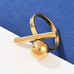 Кольца из нержавеющей стали 304 для женщин&nbsp;RJEW-Z107-02G