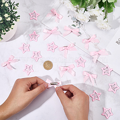 15 шт. заколки-звездочки для волос с железными кнопками&nbsp;OHAR-CP0001-23