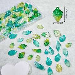 100шт прозрачные стеклянные подвески&nbsp;GLAA-SZ0001-96