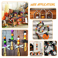 Наборы для изготовления деревянных украшений на хэллоуин своими руками&nbsp;DIY-CD0001-42