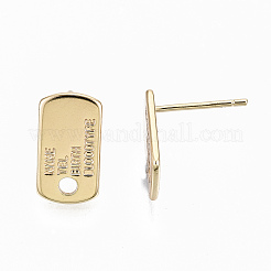 Латунная фурнитура для серег KK-S356-139G-NF