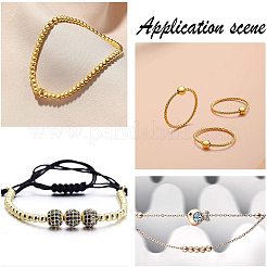 Латунные бусины KK-NB0002-29G-NR