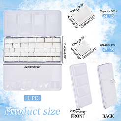 1 шт. железная пустая жестяная коробка для акварели палитра для красок CON-PH0002-94C