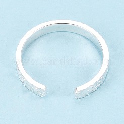 Кольца-манжеты из стерлингового серебра с текстурой 925 для женщин STER-N016-53S