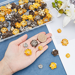 96 шт. 6 стильные железные колпачки для бусин IFIN-PH0005-14