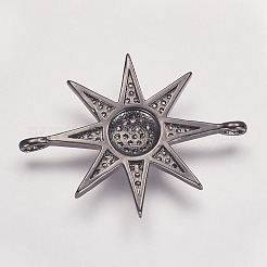 Латунные микро проложить кубических соединения циркония&nbsp;ZIRC-P049-17B