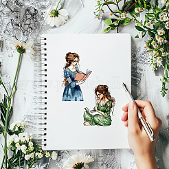 Изготовленные на заказ пластиковые прозрачные штампы из ПВХ DIY-WH0448-0668