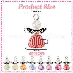 Подвески из акрилового сплава 100 шт.&nbsp;PALLOY-HY00114