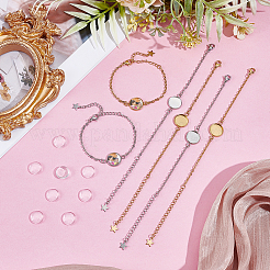 Набор для изготовления браслета с пустым куполом своими руками&nbsp;DIY-UN0004-29