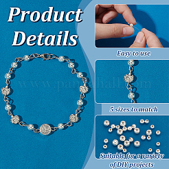 30шт 925 бусины из стерлингового серебра STER-PH0002-56