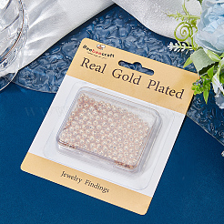 200 шт. латунные бусины с покрытием стойки KK-BBC0011-15B