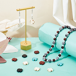 4 нить 4 цвета синтетических бирюзовых бусин нити TURQ-AR0001-17