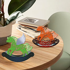 Углеродистая сталь разрезает трафареты DIY-WH0309-2104