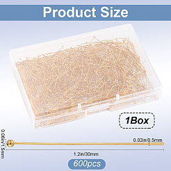 600 шт. фурнитура для ювелирных изделий&nbsp;KK-SP0001-71B-G