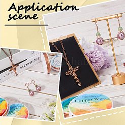 6 рулон 6 размера медной ювелирной проволоки&nbsp;CWIR-SC0001-03A