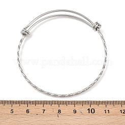 Расширяемые браслеты из нержавеющей стали 304 для женщин&nbsp;STAS-XCP0001-95