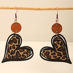 Деревянные болтающийся серьги FS-WGBC9CC-01