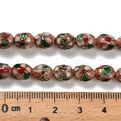 Бусины ручной работы перегородчатой CLB-F001-01C