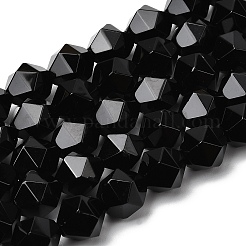 Бусины из натурального черного оникса&nbsp;G-Z119-A04-03