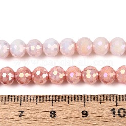 Антикоррозийные гальванические стеклянные бусины&nbsp;GLAA-N056-6mm-07