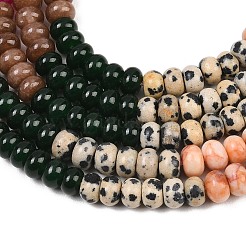 Нити из натурального красного сетчатого камня&nbsp;G-Z135-C04