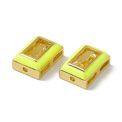 Стойка покрытие латунные прямоугольные бусины&nbsp;KK-C007-14G-02