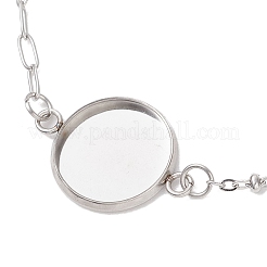 Изготовление браслета-скрепки из нержавеющей стали 304&nbsp;BJEW-JB13073-02