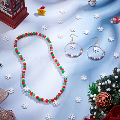 500 шт. Непрозрачные акриловые бусины&nbsp;MACR-UN0001-10