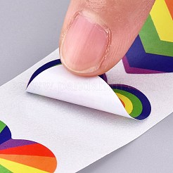 Рулон наклеек в форме сердца DIY-K027-A06