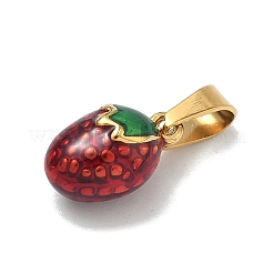 Подвески в виде фруктов и овощей из нержавеющей стали 304 с эмалированным покрытием&nbsp;STAS-F336-02D-G