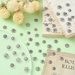 200шт 10 стиля колпачки из сплава в тибетском стиле TIBE-CJ0001-22