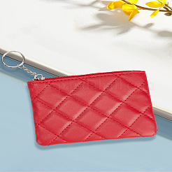 2 шт. мешочки из искусственной кожи с ромбовидным узором на молнии&nbsp;ABAG-LP0001-82C