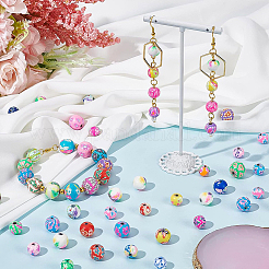 200шт 3 стилей ручной работы из полимерной глины&nbsp;CLAY-BC0001-03