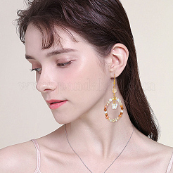 Подвески из гальванического стекла EGLA-BBC0001-05A