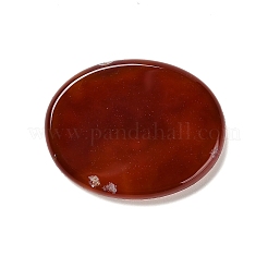 24h резные натуральные сердоликовые плоские овальные карманные пальмовые камни DIY-XCP0003-62