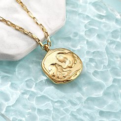 Ожерелья с подвесками в виде созвездий из нержавеющей стали 304&nbsp;NJEW-K392-01G-03