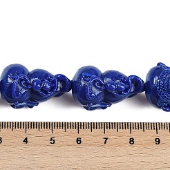 Нити резных бусин из синтетического коралла CORA-M001-08