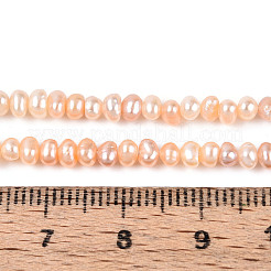 Нити из натурального культивированного пресноводного жемчуга PEAR-N025-01C