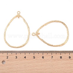 Латунные подвески с открытой спинкой KK-N256-01G-G