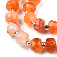 Природного сердолика нитей бисера G-N327-08M