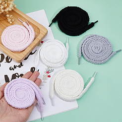 6 пара шнурков из волокна 6 цветов&nbsp;AJEW-FH0005-98