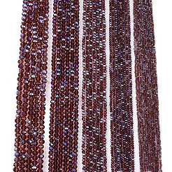 Стеклянные бусины с гальваническим покрытием &nbsp;EGLA-A044-T1mm-L13