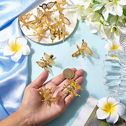 12 шт. заколки для волос из сплава кожи аллигатора для женщин&nbsp;OHAR-SP0001-06G