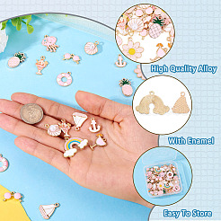 44шт 11 стиля подвески из сплава с эмалью&nbsp;ENAM-TA0002-95A